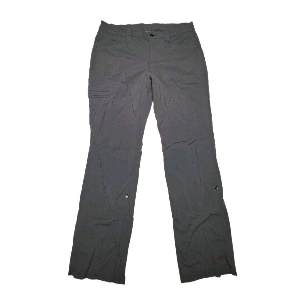 Eddie Bauer Convertible Hiking Pants Women’s 10 Gray Stretch Outdoor Travel